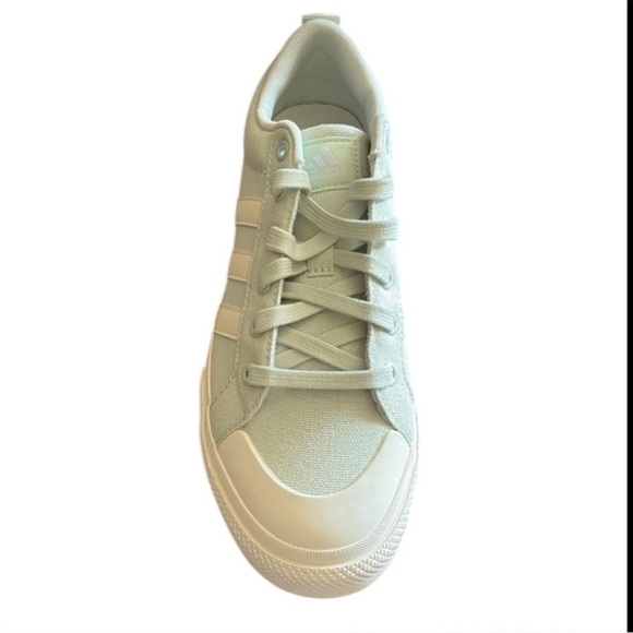 NWT Adidas Bravada 2.0 Platform Pistachio Linen Green White Sneakers Sz 8 - Picture 4 of 9